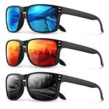 gesruny Polarized Sunglasses for Men Women - Classic Sport Sun Glasses for Driving Running Cycling Fishing UV400 Protection