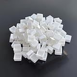 FCLUB 200PCS Empty Watercolor Pans – 0.5ML Mini Square Paint Pans for Watercolor Palette, Travel Painting & Custom Color Mixing