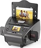 22MP Digital Film & Photo Scanner – Converts 35mm/135 Slides, Negatives & 3.5x5, 4x6, 5x7 Photos to JPEG – Slide & Negative Scanner with 2.4" LCD, 4GB SD Card