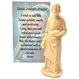 Westmon Works St Joseph House Seller Kit Real Estate Home Selling Set Statue Figurine with Novena Instructions and Saint Prayer Holy Card, Made in The USA