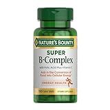 Nature's Bounty Super B Complex Vitamins with Vitamin C & Folic Acid, Vitamins for Immune & Cellular Energy Support, 150 Tablets