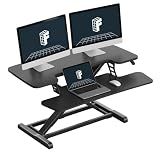 FLEXISPOT Standing Desk Converter, 36", Black