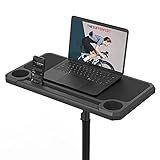 KOM Cycling Media Display - Indoor Cycling Desk for a Bicycle Trainer - Bike Desk creates a Rad Indoor Cycling Pain Cave - The Bicycle Trainer Desk is perfect for displaying Zwift, TR, and Wahoo SUF!