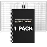 1 Pack Expense Tracker Ledger Book- Finance Book for Home Budget Tracking, Business Bookkeeping -Home Budget notebook, Finance Planner- Expense Ledger for Small Business Bookkeeping (100 Pages 1 Pack)