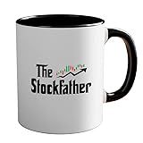 Stock Trader 2Tone Black Coffee Mug 11oz - Stock Trading Mentor - Funny Financial Markets Strategy Purchase Miner Analyst