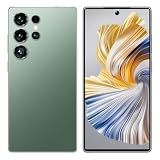 PrzSay 4G Smartphone Unlocked, 6.6" HD+ Display, 4GB+32GB Expandable to 256GB, Android 12, Dual Camera Dual SIM, Long Battery Life, Face ID, OTG, Type-C (Blackish Green)