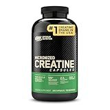 Optimum Nutrition Micronized Creatine Monohydrate Capsules, Keto Friendly, 2500mg, 300 Capsules (Packaging May Vary)