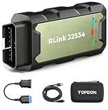 TOPDON RLink J2534 Reprogramming Tool, High-Speed J2534 Pass-Thru Programmer, OEM Reprogramming and Diagnostic Tool, Supports J2534/D-PDU/CAN-FD/DoIP, 17+ Vehicle Brands Supported