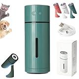 Dog Humidifier, Mini Dog Humidifiers, Humidifier, Whisper-Quiet/90° Adjustable 2 Mist Settings, Creates Safe Moist Environment for Dogs in Home (Green)