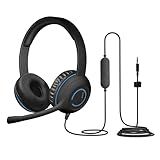 Cyber Acoustics 3.5mm Stereo Headset (AC-5002) – Durable, Crisp, and Clear Communication in Classrooms and at Home