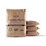 TIKI Wood Pack Wood Pellets for Smokeless Fire Pits, 4-Pack, 30+ Min Burn