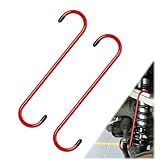 BFXM 2PCS Brake Caliper Hanger Caliper Hangers Hooks with Rubber Tips, Durable Steel, Rust-Proof Automotive Tools for Braking, Axle, Suspension, Herramientas para Extensión de Frenos