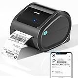 Omezizy Bluetooth Thermal Label Printer 4x6 - D520BT Thermal Shipping Label Printer for Small Business, Wireless Label Printer with Built-in Label Holder, Compatible with USPS, Shopify