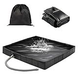 GTian Outdoor Shower Base, 41" x 41" x 10" Portable Shower Pan, Foldable Camping Shower Base for Outdoor, Camping, Beach, Caravan and Portable Shower Stall