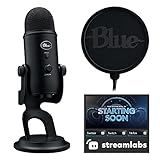 Blue Yeti Streaming Micophone Kit with Microphone for PC/Mac/PS4/PS5