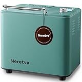 Neretva 20-in-1 2LB Bread Maker Metal Bread Machine with Dual Heater, Green