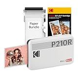 KODAK Mini 2 Retro 2x3 Portable Photo Printer, 38 Sheets, Bluetooth Smartphone Printer for iPhone & Android, Instant Color Prints, 4PASS Dye Sublimation, White