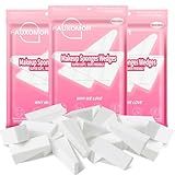 Fauxomor 324 Pcs New Makeup Sponges Wedges for Face Foundation, Latex-Free Triangle Cosmetic Make Up Sponge for Flawless Application and Blending, Beauty Blender for All Skin Types with Six Pouches