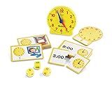 Learning Resources Time Activity Set - 41 Pieces, Ages 5+,Clock for Teaching Time, Telling Time, Homeschool Supplies, Montessori Clock