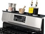 StoveShelf 30" Length Black Magnetic Shelf for Kitchen Stove - Kitchen Storage Solution with Zero Installation - Over Stove Spice Rack Organizer