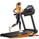 16% Incline Treadmills for Home, Foldable Treadmill with Handle