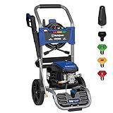 Westinghouse WPX3400e Electric Pressure Washer, 3400 Max PSI and 2.0 Max GPM, Brushless Motor, Onboard Soap Tank, Spray Gun and Wand, 5 Nozzle Set, for Cars/Fences/Driveways/Homes/Patios/Furniture
