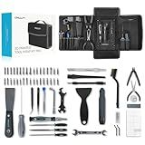 Creality 3D Printer Tool Kit, 74 Pcs in 1 3D Printing Tool Kit Includes Deburring Tool, Nozzle Cleaning Kit, Screwdriver Kit, Removal/Assembly Tools, 3D Printer Tool Wrap Kit Pro for All Printers