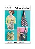 Simplicity Bags in Four Styles Sewing Pattern Kit by Elaine Heigl, Design Code S9803, One Size, Multicolor