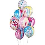 Marble 12-inch Latex Balloons 12 Per Pack