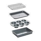Chicago Metallic Professional 4-Piece Non-Stick Toaster Oven Set
