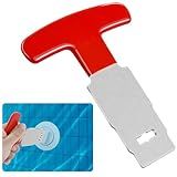 Feoang Pool Plug Removal Tool-Metal Eyeball Seat Removal Tool with Handle Grip Pool Spa Jet Removal Tool for Above Inground Pool Square Pool Drain Plug Removal Tool for Hayward SP1419A-SP1419E