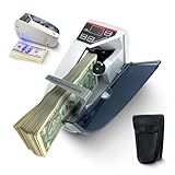 Money Counter Machine ELROTONEG V30, Cash Counter with UV lamp, Portable Bill Counting Machine 600 banknotes/min