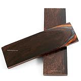 EZSMITH Dymalux Handle Scale Set - (Layered) - (Ember Glow) - (Light Brown/Dark Brown/Black) - (5.0 x 1.5 x 0.250) - Custom Handle Material