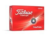 Titleist TruFeel Golf Balls, Matte Red (One Dozen)