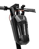 MEGAWHEELS Electric Scooter Bag,Universal Waterproof Escooter Handbar Hanging Bag Wtih 3 Independent Pockets For Carrying Chargers, Phone, Keys,Tools，3L,Tool-Free Installation