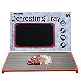 Neon Pulse Quick Defrosting Tray for Frozen Meat-Large Size Defrost Trays for Rapid Thawing-Aluminum Meat Thawing Tray for Frozen Meat-Non Stick Defrost Plate-Fast Meat Defroster