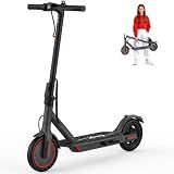 Electric Scooter for Kids Aged 6-10, 350W Motor, 19 Mph Speed & 15 Miles Range, 8.5" Solid Tires, Lightweight Foldable Scooter with Dual Braking System, Max Load 265LBS