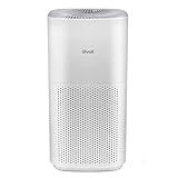 LEVOIT Air Purifiers for Home Large Room Up to 2933 Ft² With HEPA Sleep Mode, AHAM VERIFIDE, Smart WIFI, PM2.5 Monitor, 3-in-1 Filter For Smoke, Pet Allergies, Dust, Alexa Control, Core 600S-P, White