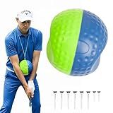 chufa Golf Training Aid Ball for Impact Precision & Consistent Swings, Golf Swing Trainer, Simple and Effective Golf Training Tool, Fix Chicken Wing, Improve Tempo, Backswing & Ball Striking （Medium）