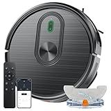 XIEBro Robot Vacuum and Mop Combo, 2 in 1 Robotic Vacuums Cleaner with 3200Pa Max Suction, App/Wi-Fi/Voice, Robot Vacuum with Schedule, Self-Charging, Slim, for Pet Hair, Hard Floor, Carpet