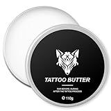AOPEIBOTO Tattoo Balm Aftercare, Tattoo Butter, Tattoo Cream for Soothing, Hydrating, Rejuvenates Color, Tattoo Before, During, and After Care, 110g