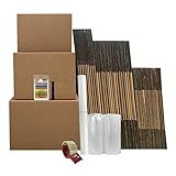 UBOXES 5 Room Moving Kit 50 big moving boxes & $94 of moving supplies