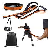 VEAREAR Speed Training Kit, Overload Running Resistance Harness & Resistance Band, Agility Training Equipment for Football, Strength Training Band for Youth, Adult, Athletes