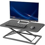 VIVO Black 29 inch Single Top Standing Desk Converter, DESK-V000U
