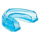 Shock Doctor Mouth Guard for Braces, Upper Teeth Protection, Instant Fit, Adult & Youth Sizes,Blue