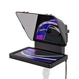 Elgato Prompter – Teleprompter with Built-in Screen for YouTube, Twitch, Zoom, MS Teams and More, Supports DSLR/Webcam/Smartphone, Drag & Drop Monitor Display, Works with Mac/PC & Stream Deck