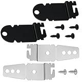 8212560 & 8269145 Dishwasher Side Mounting Bracket Kit with Screws 2025 Upgrade - Fit for Whirlpool Kenmore Kitchen-Aid Dishwasher DU1010XTXQ5 KDTM404ESS3 GU2275XTWB0 - Replaces 1201084 830941