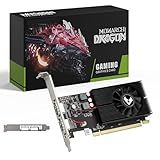 MOUGOL AMD R5 230 Low Profile Graphics Card GPU with 64bit 2G DDR3 Memory Equip with 2*HDMI PCIe*16 for Working