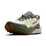 Brooks Men’s Caldera 8 Ultra Trail Running Shoe - Dusty Olive/Lime/Oyster - 14 Medium