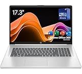 HP 17.3" Laptop with Lifetime Office 365 for The Web • 32GB RAM • 1TB SSD Storage • Intel 13th 8-Cores i3 CPU (Beat 11th i5) • 10-Key Number Pad • Windows 11 Pro No Mouse